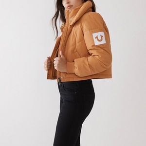 Brand new True Religion crop puffer Jacket